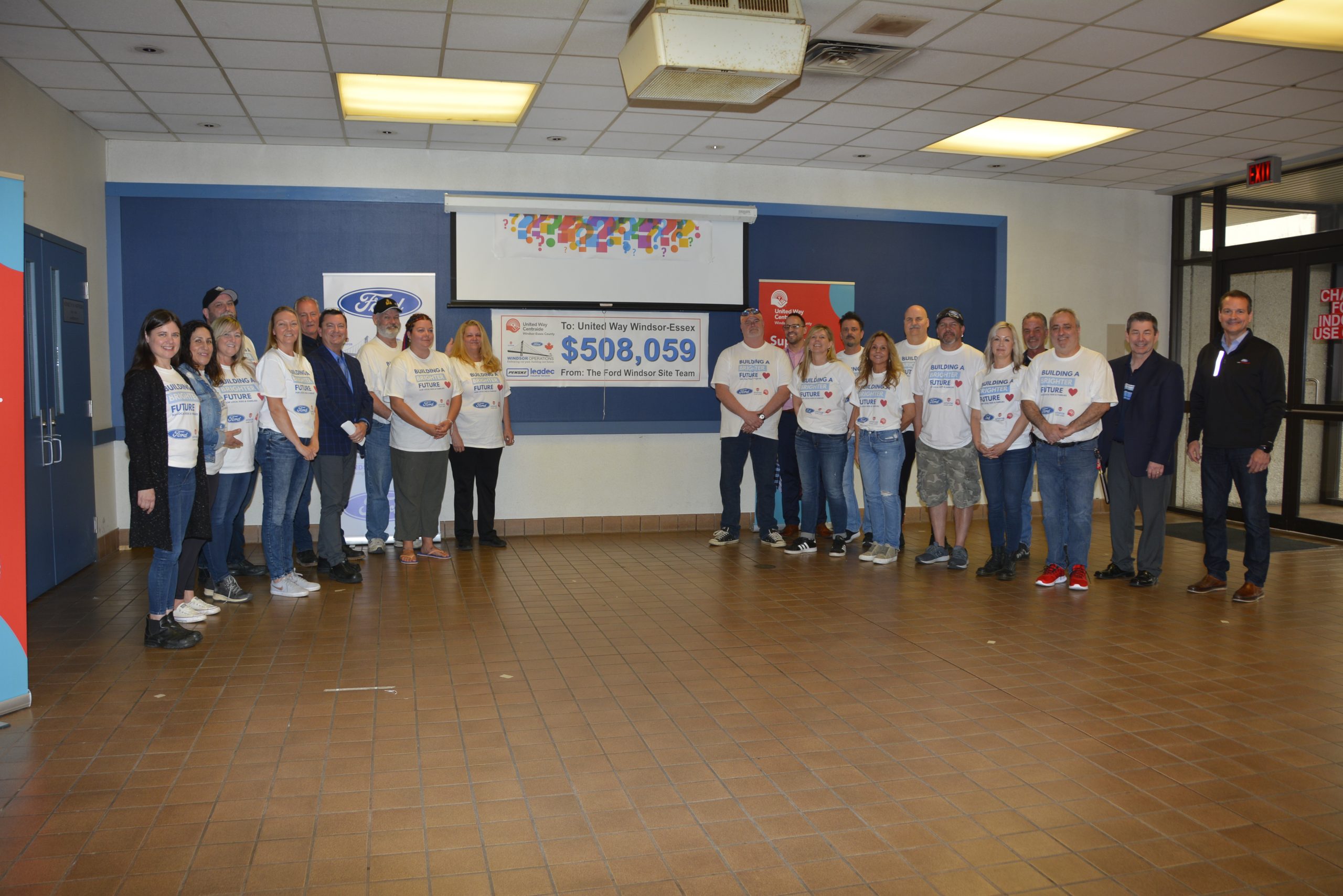 Ford Windsor Operations raises $508,059 for Building a Brighter Future campaign in support of United Way Post Featured Image